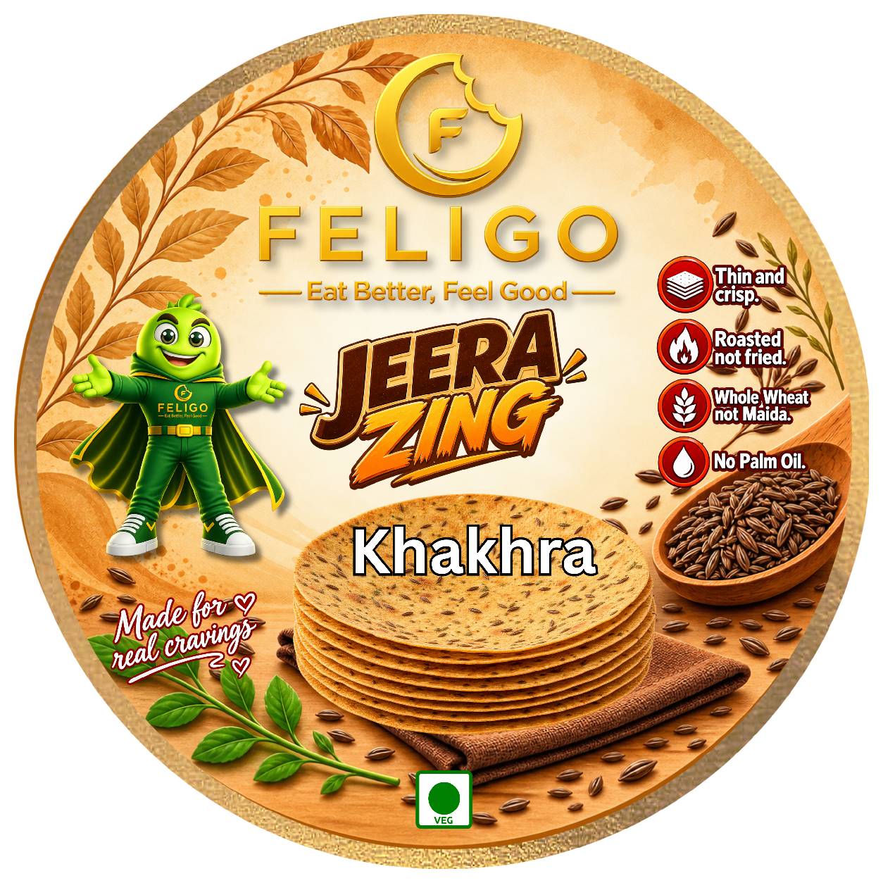 Khakhra - Jeera
