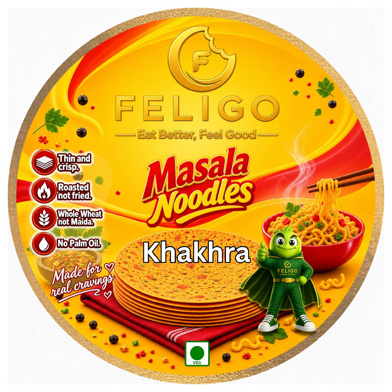 Khakhra - Masala Noodles