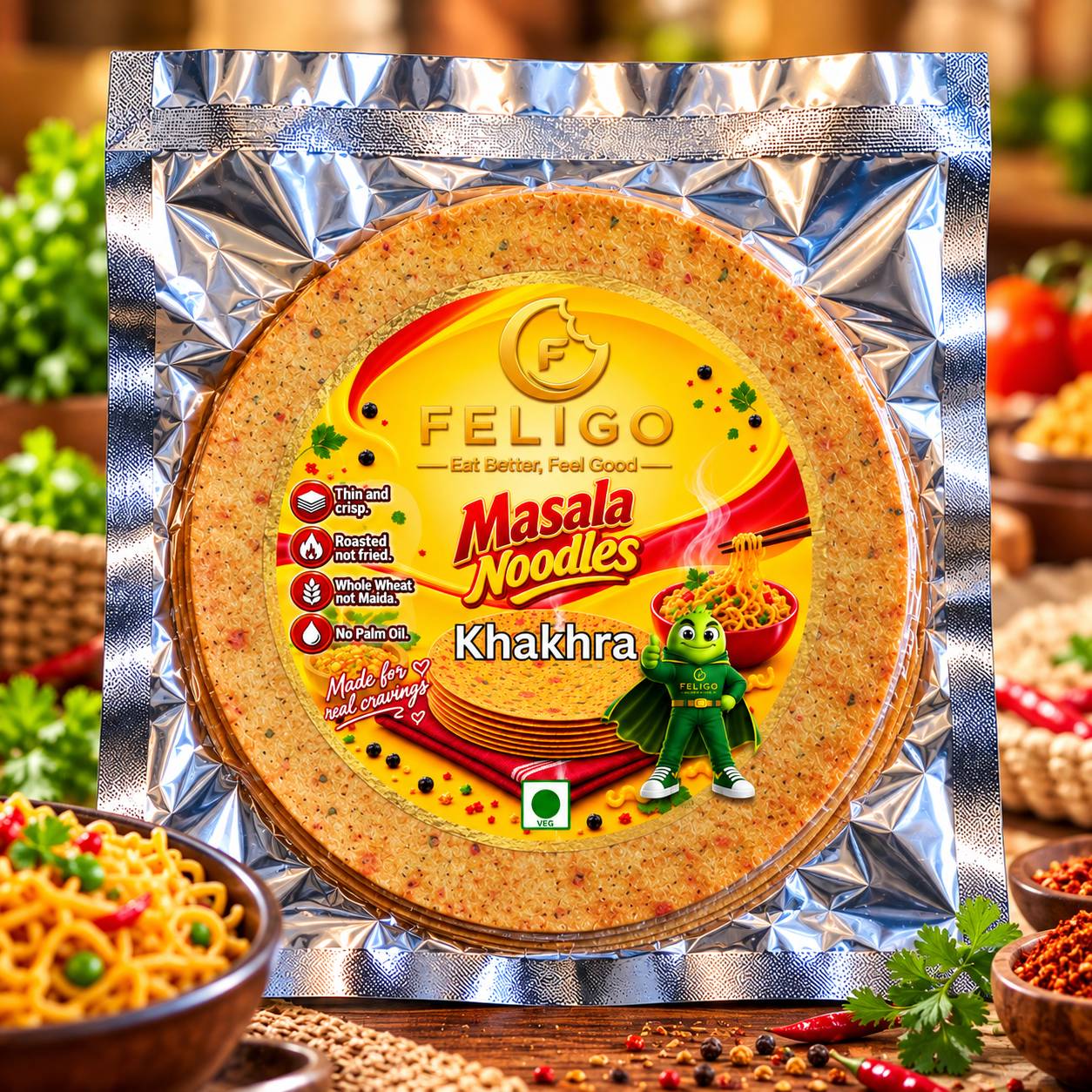 Khakhra - Masala Noodles