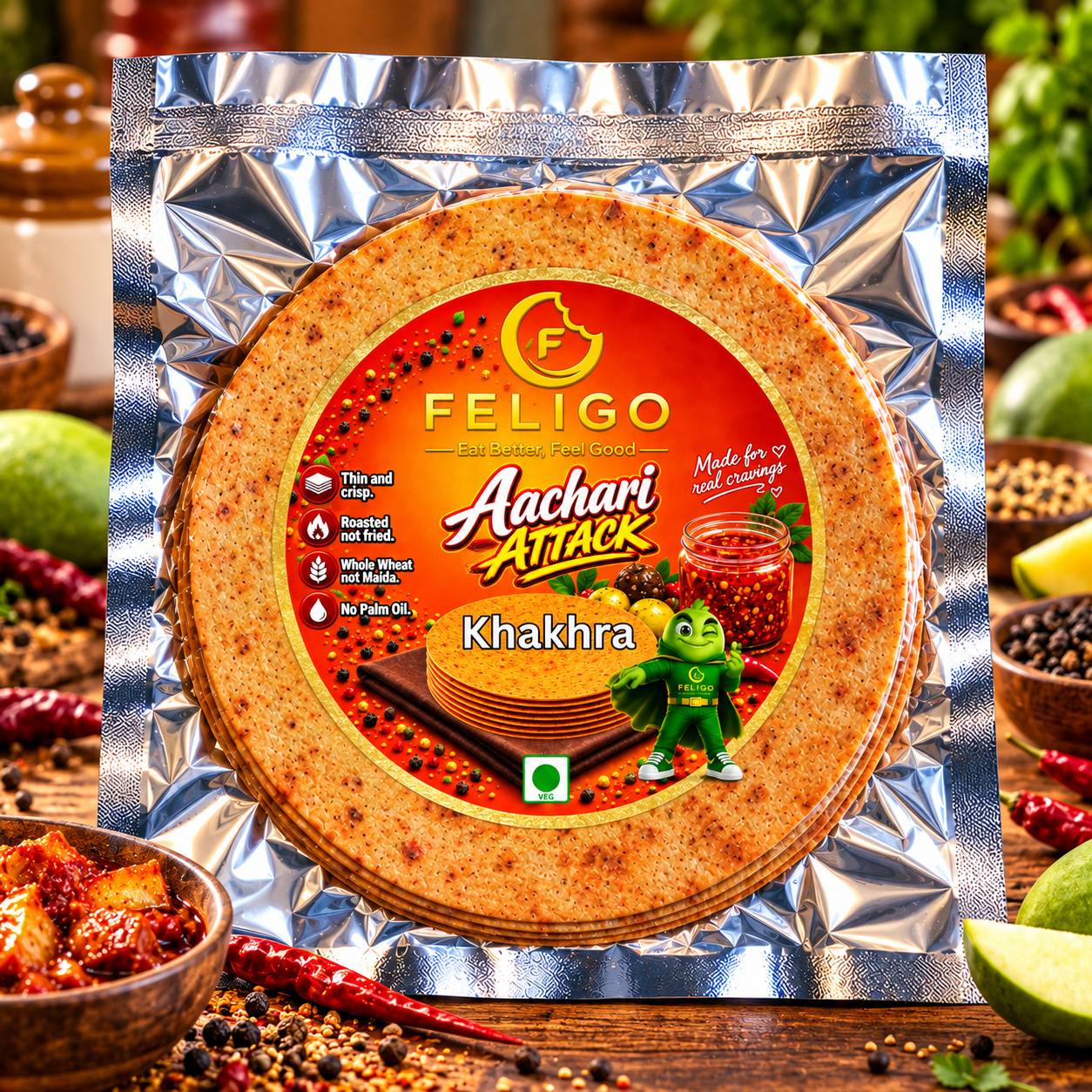 Khakhra - Aachari