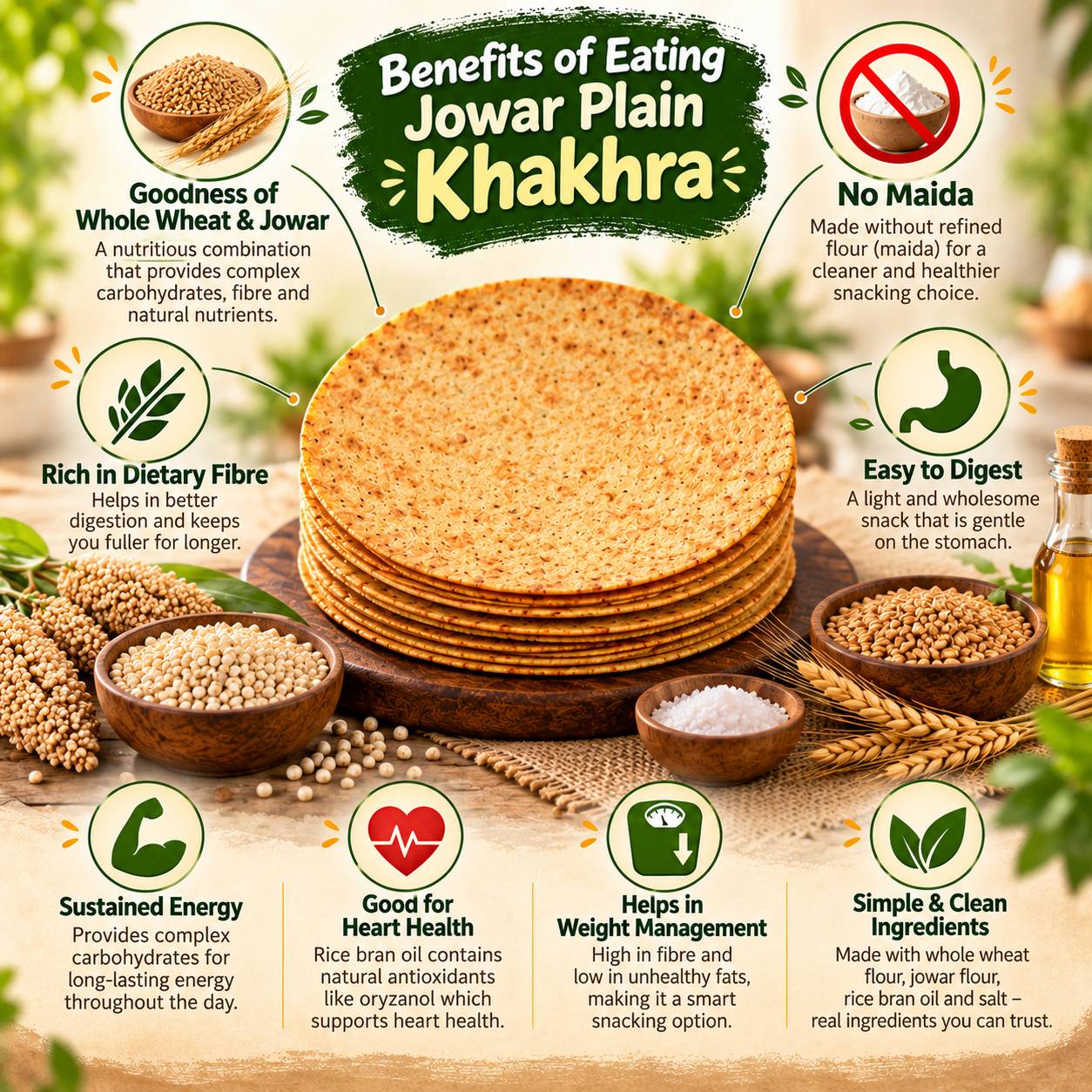 Khakhra - Jowar Plain