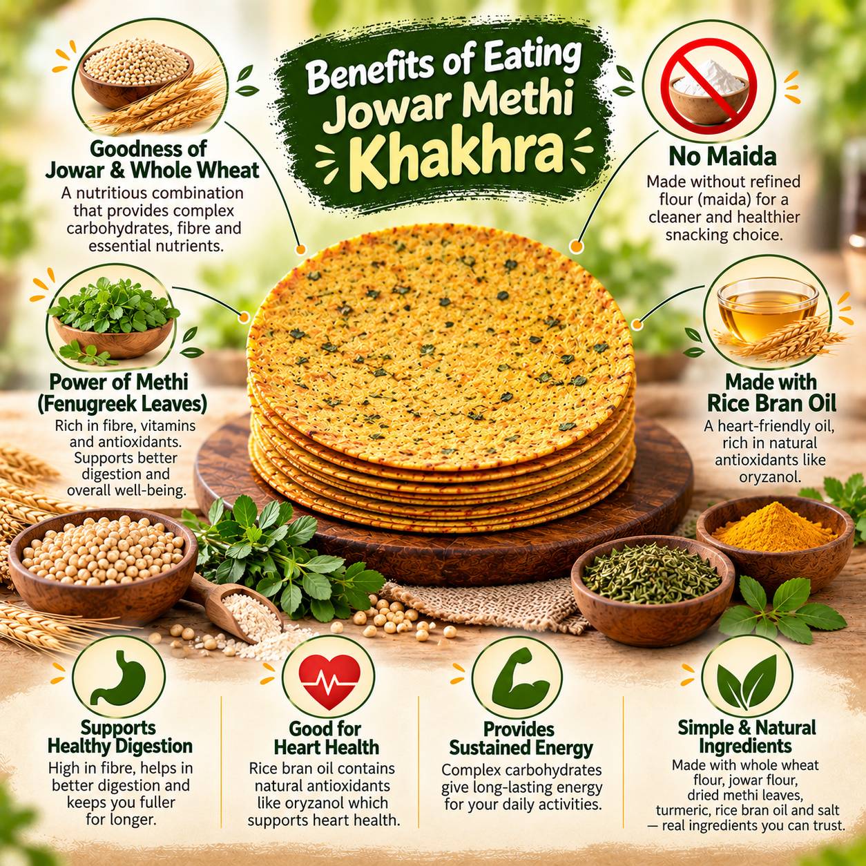 Khakhra - Jowar Methi